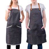 Apron in Denim Cloth